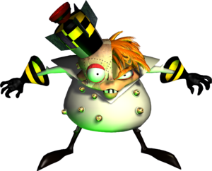 TUBBZ Crash Bandicoot Dr. N. Gin Collectible Duck, (TBZ-CB-4